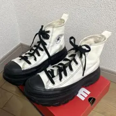 コンバース オールスター 厚底スニーカー ホワイト/ブラック