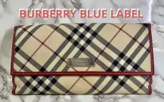 BURBERRY BLUELABELバーバリーブルーレーベル ノバチェック長財布
