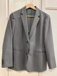 UNIQLO テーラードジャケット リラックスフィット グレー S