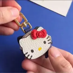 キティ キーホルダー 小物入れ ミニポーチ バッグチャーム エアタグ