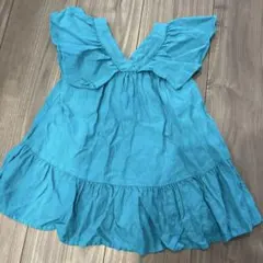 Zara リネンフリルワンピース 86cmのサムネイル
