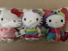 ハローキティ　マクドナルドハッピーセット　ぬいぐるみキーホルダー