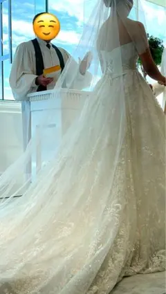 FOUR SIS & CO. ロングベール ホワイト