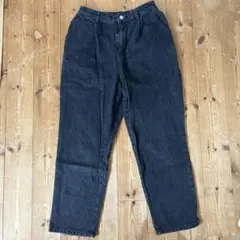 COLZA デニム ワイドパンツ ブラック L