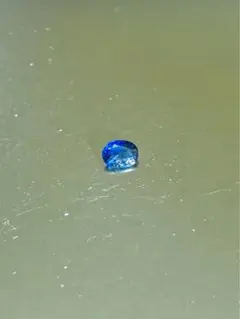 カシミール産未処理コーンフラワーブルーサファイア0.12ct 4×3mm