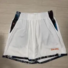 スポルディング BASKETBALL 布帛パンツ テキサス カモラインヘム SM