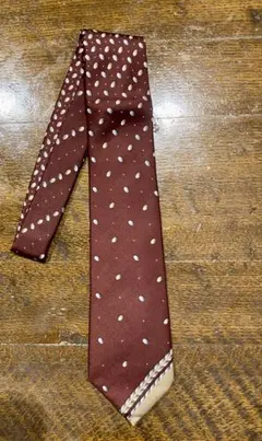 【新品】Lancetti ランチェッティ　ワインレッド　ネクタイ