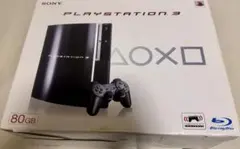 PS3 80GB本体 CECHL00 付属品付き【動作確認済】 ソフト付き