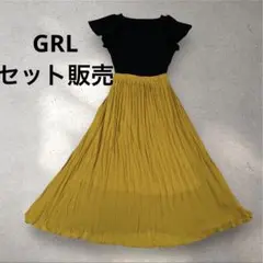 GRL Tシャツ＆スカートセット Mサイズ