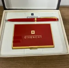 【未使用】GIVENCHY ジバンシィ ボールペン 名刺入れ セット ケース付のサムネイル
