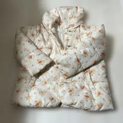 サマンサモスモス　花柄中綿コート 花柄ジャケット XLサイズ