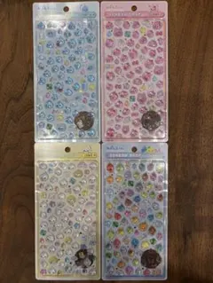 国内正規品 ボンボンドロップシール しずくちゃん mini 4種セット