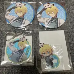 推しの子 くじ引き堂 ニーハオ☆パンダくじ アクア　4点セット　缶バッジ他