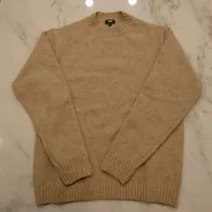 『試着のみ』UNIQLO ベージュ スフレヤーンクルーネックセーター M