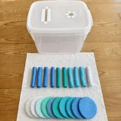 集中できるぽっとん落とし グラデーション ハンドメイド *無限の空* ブルー系②