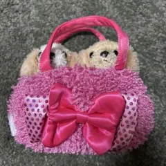オーロラワールドファンシーパルズぬいぐるみチワワお散歩バッグわんこ