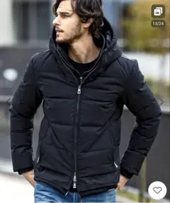 AKM Contemporary ブラックダウンジャケット