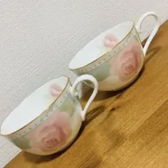 ノリタケ Noritake 30周年記念 ボーンチャイナ ティーカップ 2客組