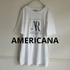【AMERICANA/アメリカーナ】SPORTS ACADEMY Tシャツ Fのサムネイル