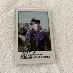 ATEEZ GOLDEN HOUR ポップアップ 購入特典 チェキ ヨサン