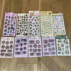 シール　10点セット　ウォーターシール　ボンボンドロップ　キャラクター