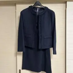 NEWYORKER ネイビー ツイード スーツ 9AR