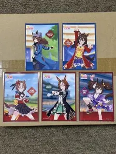 ウマ娘　2周年キャンペーン　セブンイレブン　ブロマイド 5枚セット