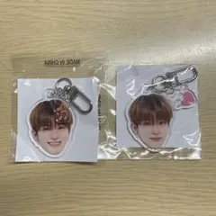 treasure アサヒ PULSE ON ポップアップ 顔アクキー 2個セット