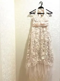 ロングドレス　パーティードレス　ピンク