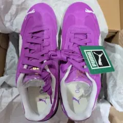 PUMA スピードキャット　パープル スエード スニーカー