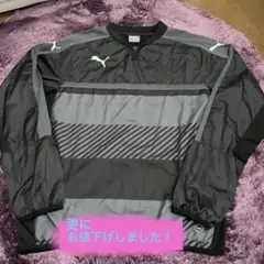 Puma ピステ ウィンドブレーカー 黒/グレー