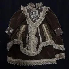 ビスクドール　アンティーク調ドレス