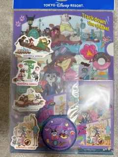 ディズニーランド　ズートピア　メモ帳　ポストカード　ステッカー　セット