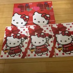 ハローキティ クリアファイル 5枚セット ロッテ Ghana