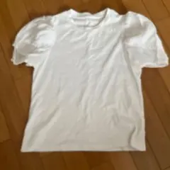同型　machatt シアーパフドッキングTシャツ カットソー 白のサムネイル