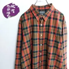 チェックシャツ 古着