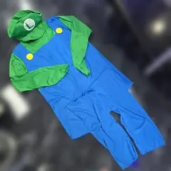 ルイージ風 コスプレ衣装 オーバーオール