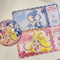 キミプリ展 缶バッジ 特典 チケット セット キュアウインク キュアアイドル