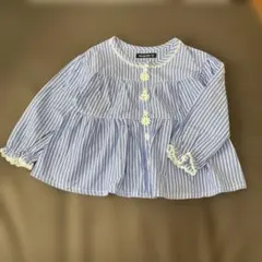 ストライプ シャツmoujonjon 100サイズ