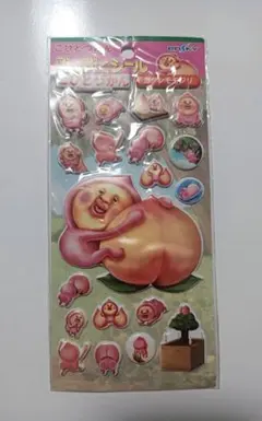 エンスカイ こびとづかん ぷくぷくシール カクレモモジリ