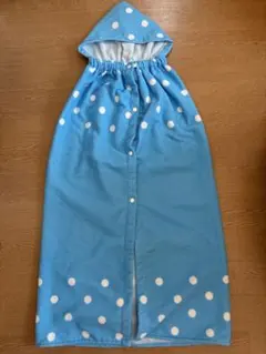 水玉模様 フード付きラップタオル