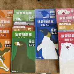 四谷大塚　予習シリーズ　5年上巻　4教科テキスト＆問題集＆解説19冊セット