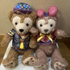 海外ディズニー　ダッフィー シェリーメイ　ぬいぐるみ　セット