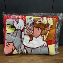 トムとジェリー 大判ブランケット 毛布 シングル 140×200 新品未開封　赤