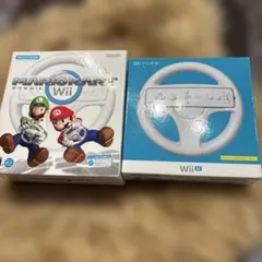 マリオカート Wii + Wiiハンドル 2個セット