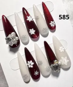 585現品マグネット　ちゅるん十字架 ギャルシズニルック ロングネイル 推し地雷