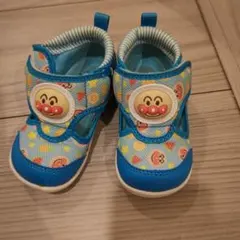 アンパンマン ベビーサンダル 青 フルーツ柄 13.0cm EE 男の子