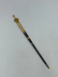 258ヴィンテージ　鼈甲　花モチーフ髪飾り　かんざし