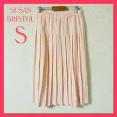 No460 SUSAN BRISTOL フレアスカート レディース S ピンク