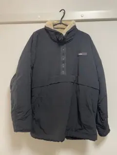 Java リバーシブル ハーフジップ ナイロン ボア オーバーサイズ ブルゾン